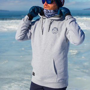 Ski the East Icon Pullover Hooded Sweatshirt — Gray